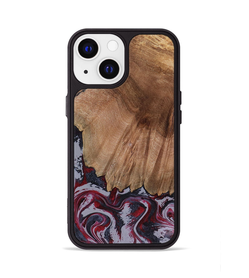 iPhone 13 Wood Phone Case - Edd (Red, 816470)