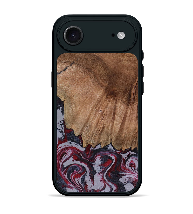 iPhone 17 Air Wood Phone Case - Edd (Red, 816470)