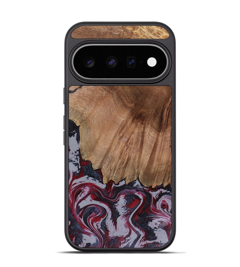 Pixel 11 Pro Wood Phone Case - Edd (Red, 816470)