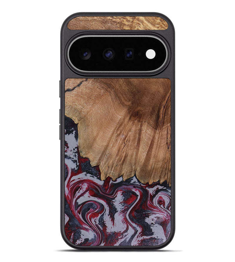 Pixel 11 Pro XL Wood Phone Case - Edd (Red, 816470)