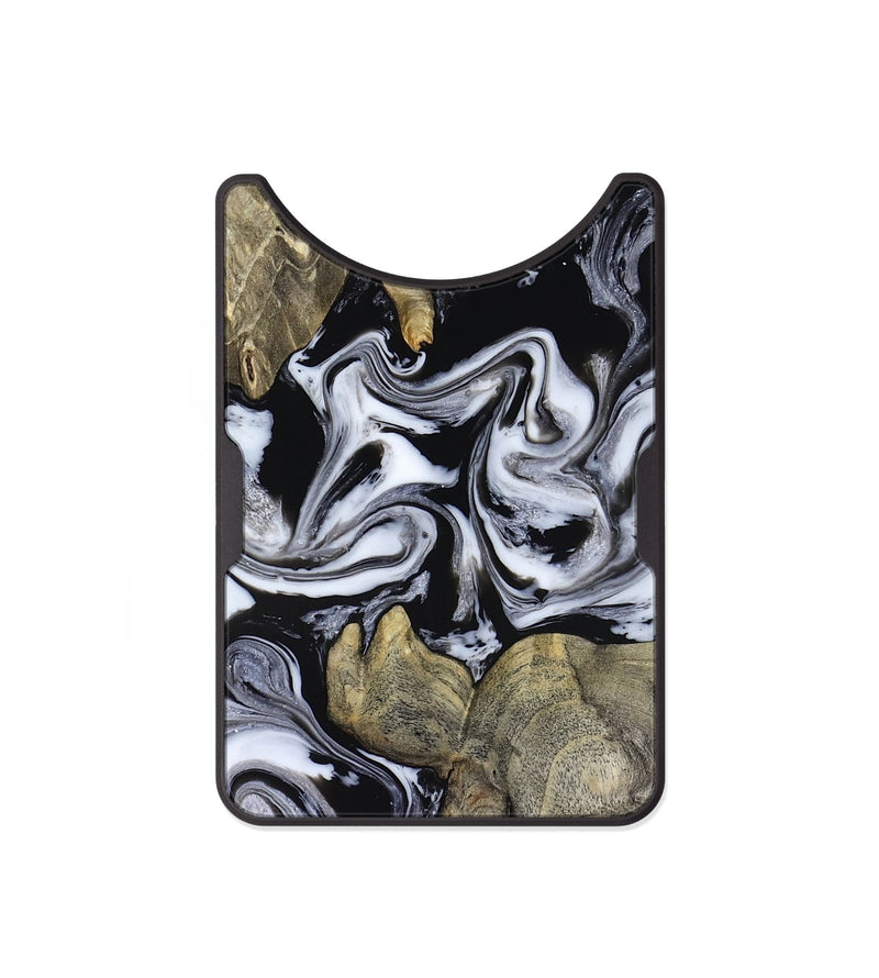 Alloy Wood Wallet - Rosina (Black & White, 816471)