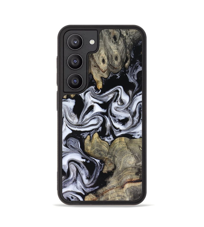 Galaxy S23 Wood Phone Case - Rosina (Black & White, 816471)