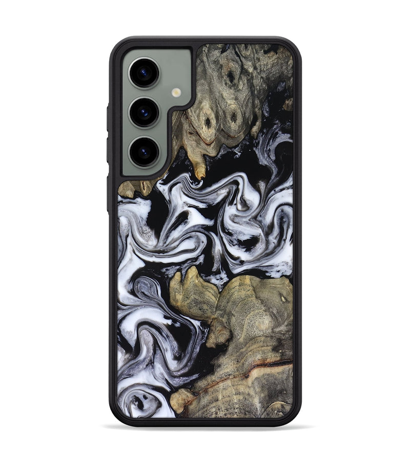 Galaxy S24 Plus Wood Phone Case - Rosina (Black & White, 816471)