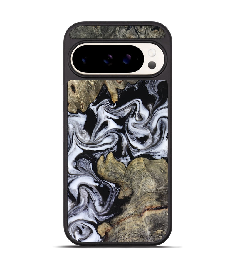 Pixel 9 Wood Phone Case - Rosina (Black & White, 816471)