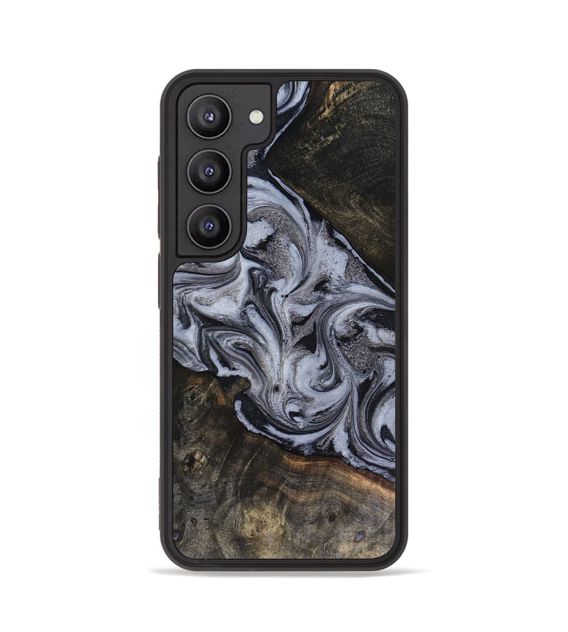 Galaxy S23 Wood Phone Case - Pam (Black & White, 816472)