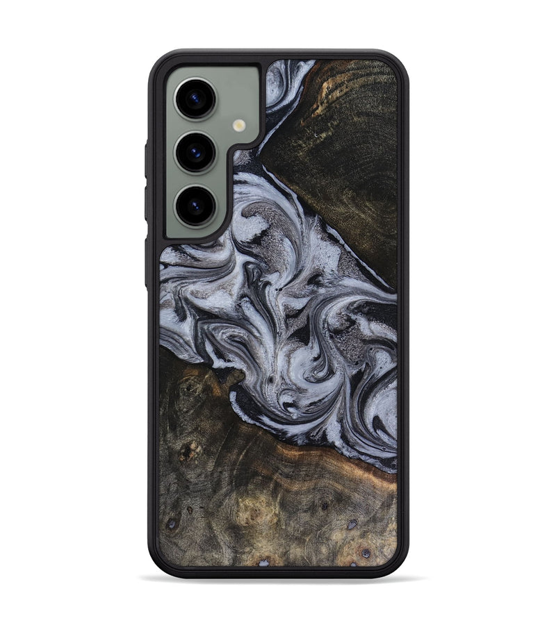 Galaxy S24 Plus Wood Phone Case - Pam (Black & White, 816472)
