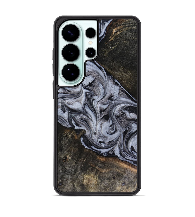 Galaxy S26 Ultra Wood Phone Case - Pam (Black & White, 816472)