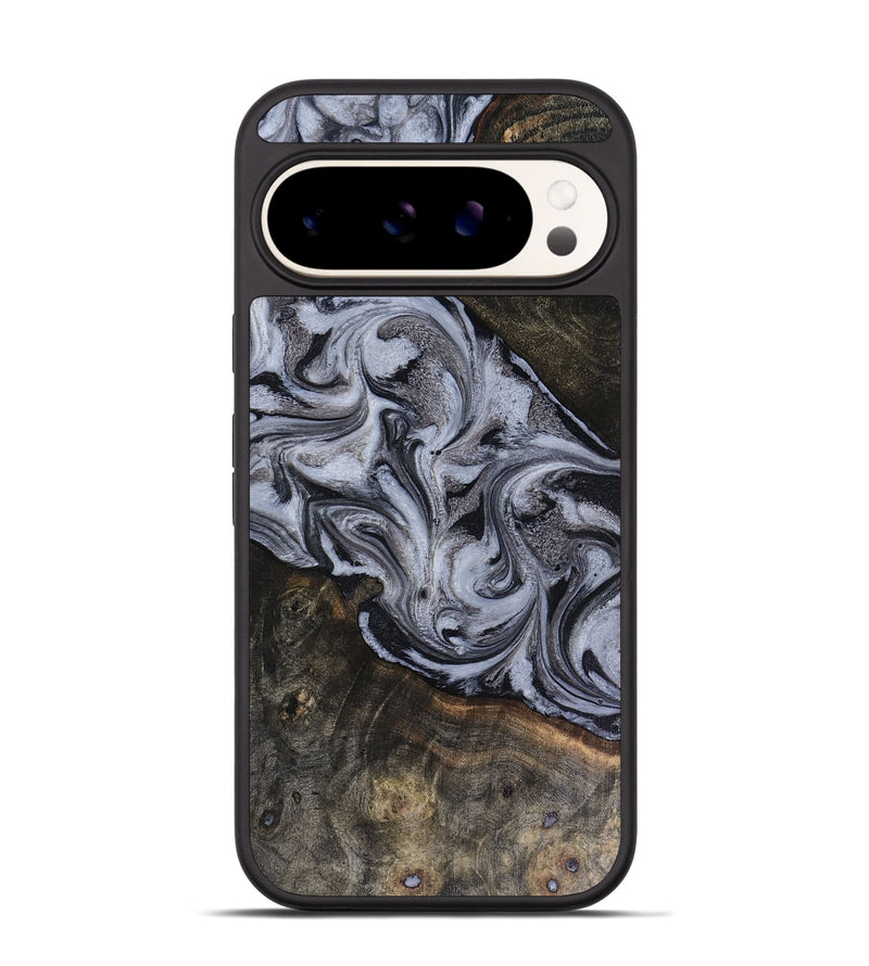 Pixel 9 Wood Phone Case - Pam (Black & White, 816472)