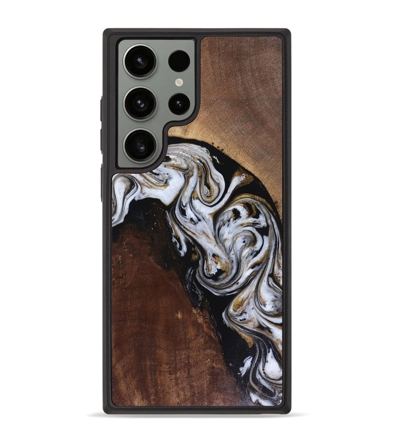 Galaxy S23 Ultra Wood Phone Case - Cannon (Black & White, 816473)