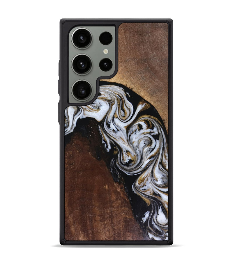 Galaxy S24 Ultra Wood Phone Case - Cannon (Black & White, 816473)