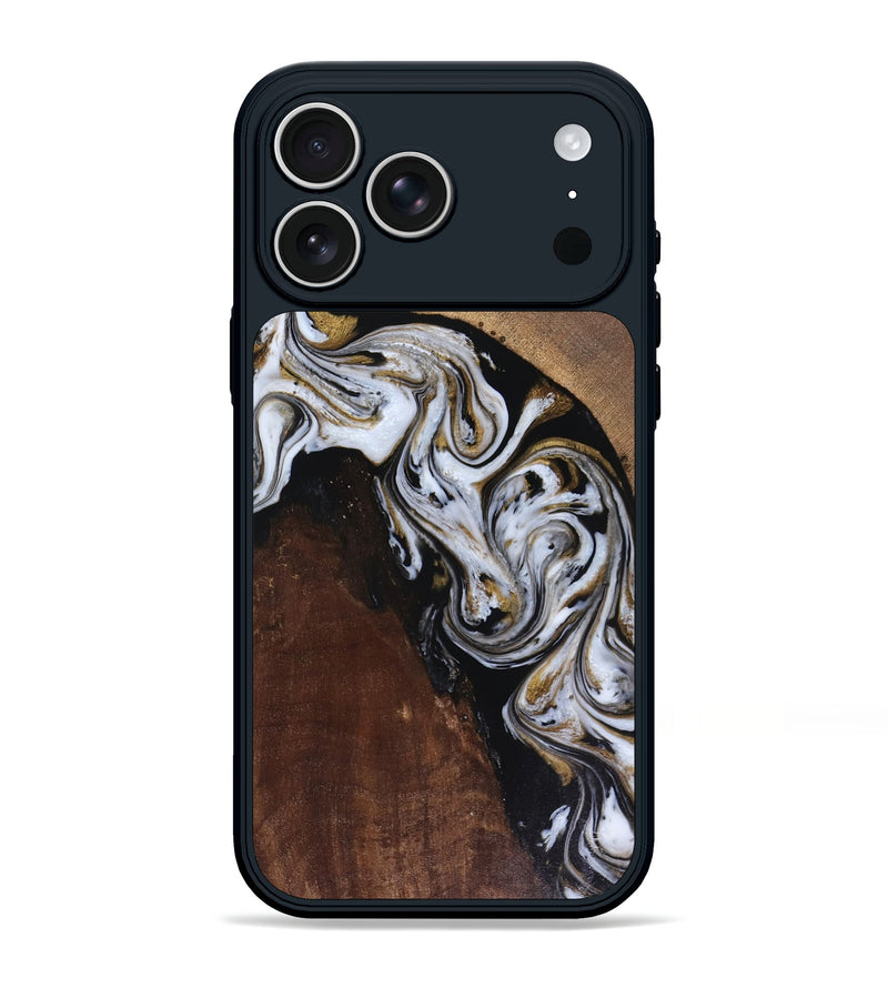 iPhone 17 Pro Max Wood Phone Case - Cannon (Black & White, 816473)