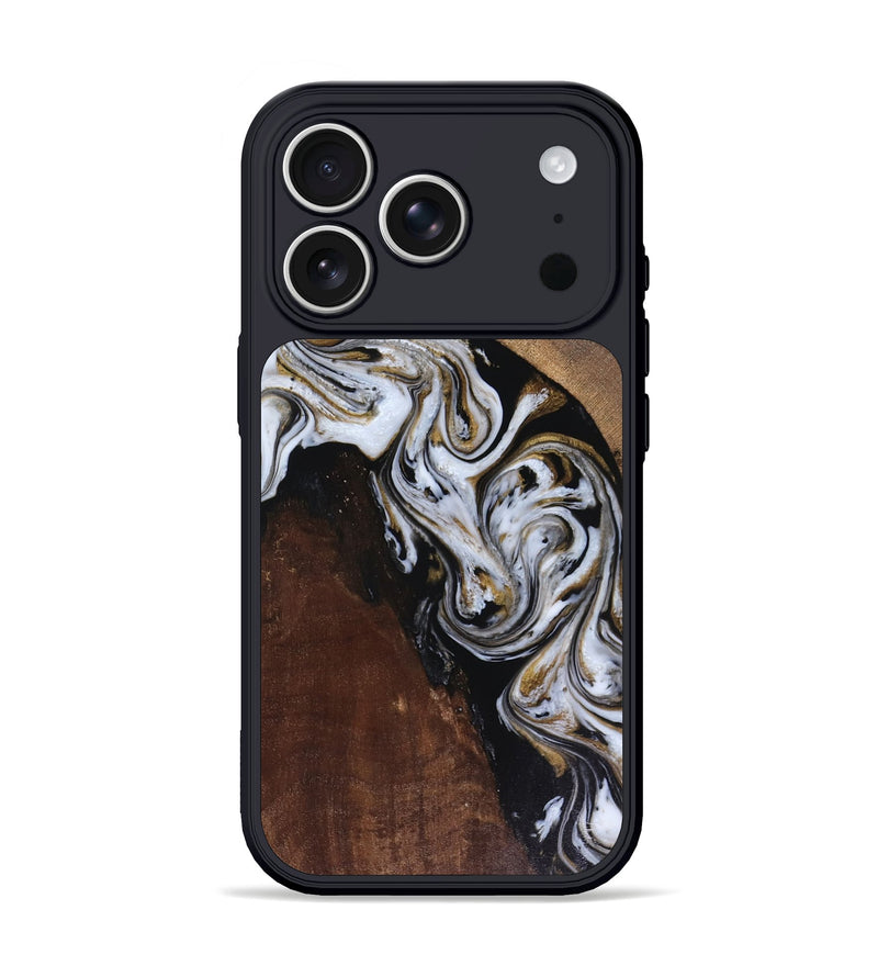iPhone 17 Pro Wood Phone Case - Cannon (Black & White, 816473)