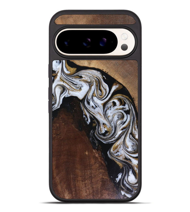 Pixel 10 Pro XL Wood Phone Case - Cannon (Black & White, 816473)