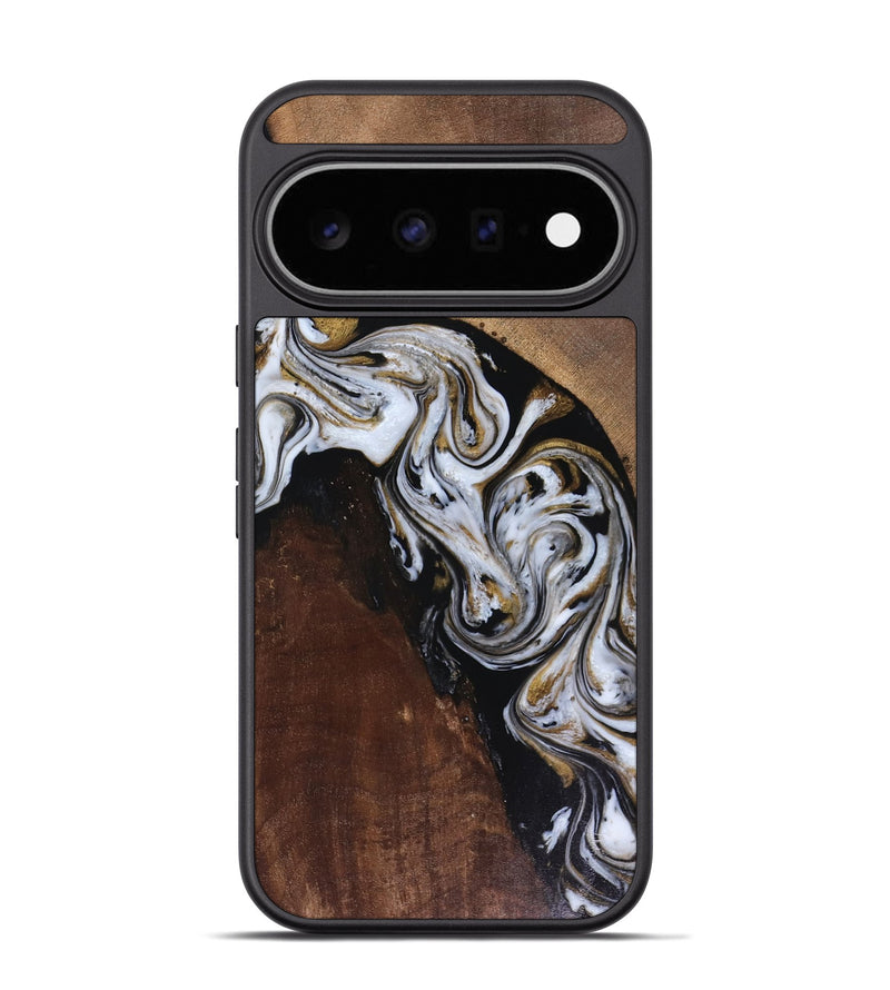 Pixel 11 Pro Wood Phone Case - Cannon (Black & White, 816473)