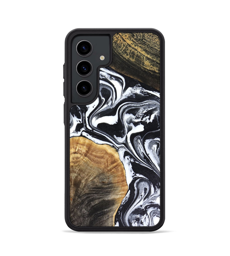 Galaxy S24 Wood Phone Case - Marlena (Black & White, 816474)