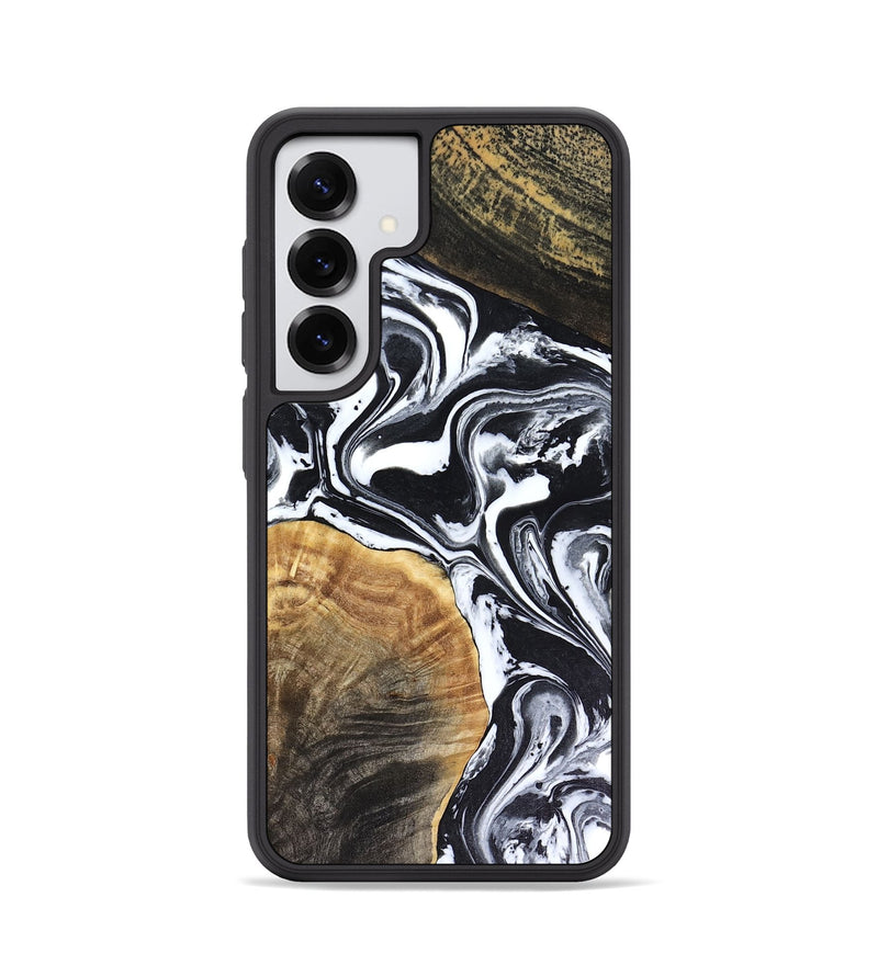 Galaxy S25 Wood Phone Case - Marlena (Black & White, 816474)