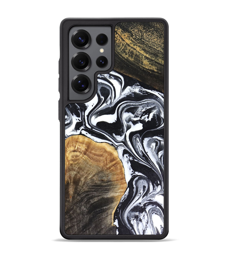 Galaxy S25 Ultra Wood Phone Case - Marlena (Black & White, 816474)