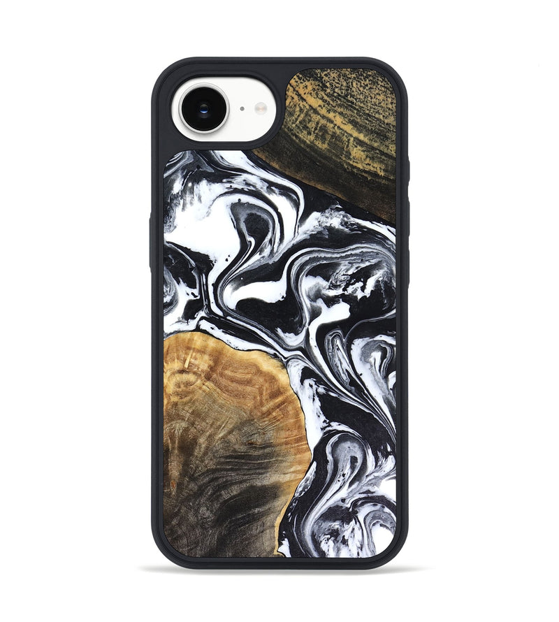 iPhone 17e Wood Phone Case - Marlena (Black & White, 816474)