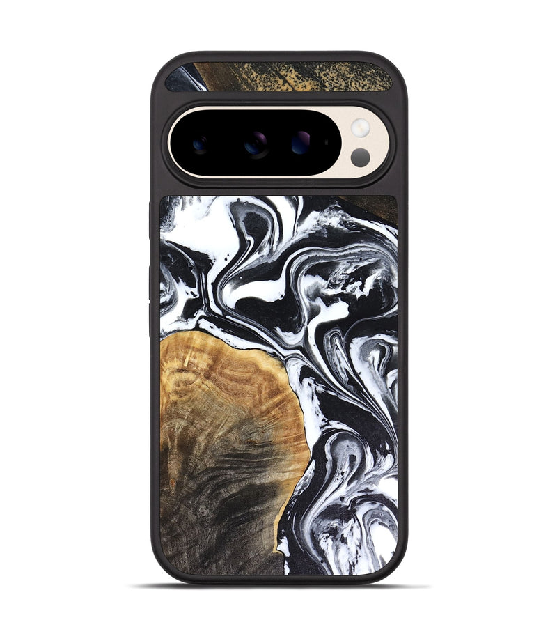 Pixel 10 Wood Phone Case - Marlena (Black & White, 816474)