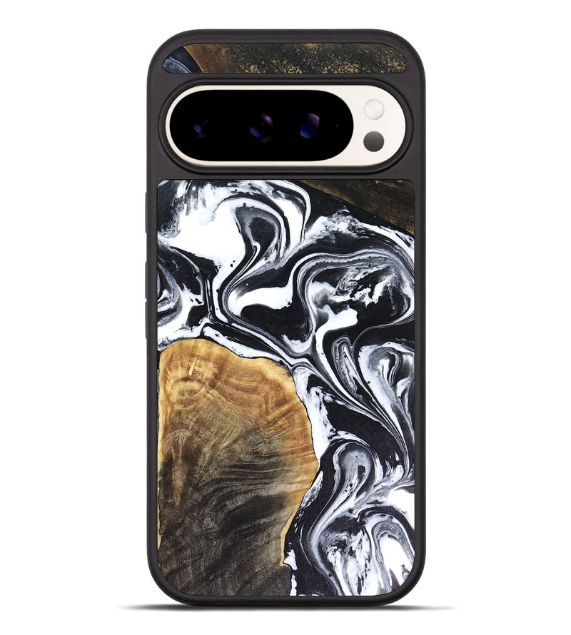Pixel 10 Pro XL Wood Phone Case - Marlena (Black & White, 816474)