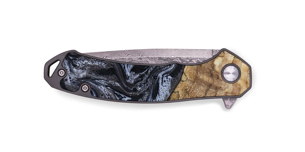 EDC Wood Pocket Knife - Adlai (Black & White, 816475)