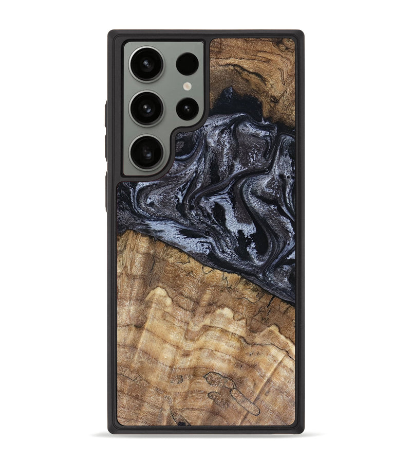 Galaxy S23 Ultra Wood Phone Case - Adlai (Black & White, 816475)