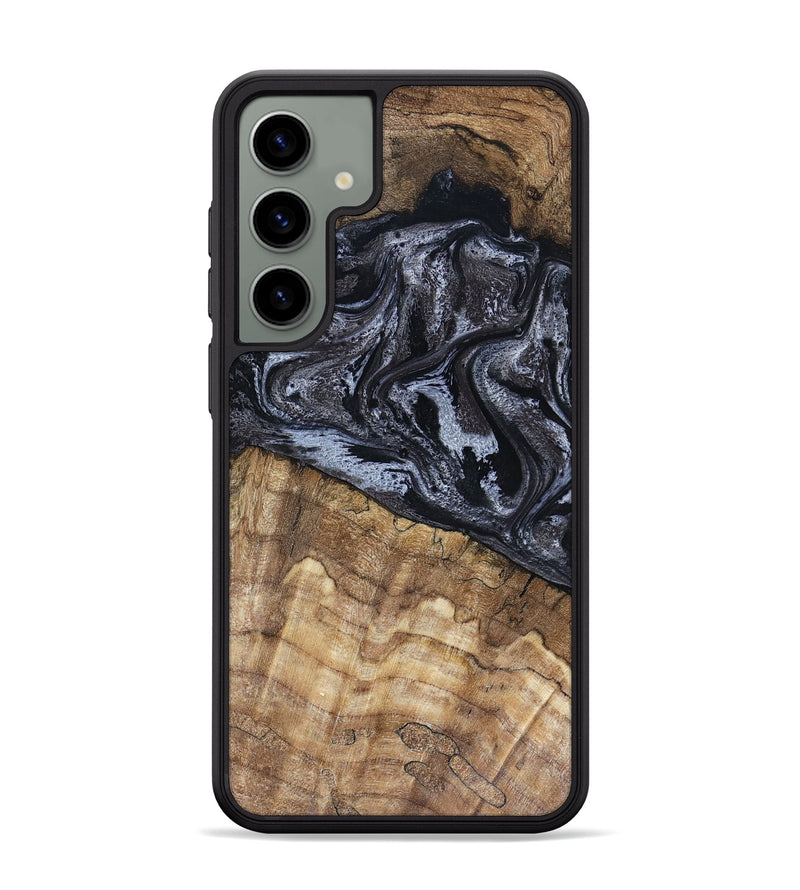 Galaxy S24 Plus Wood Phone Case - Adlai (Black & White, 816475)