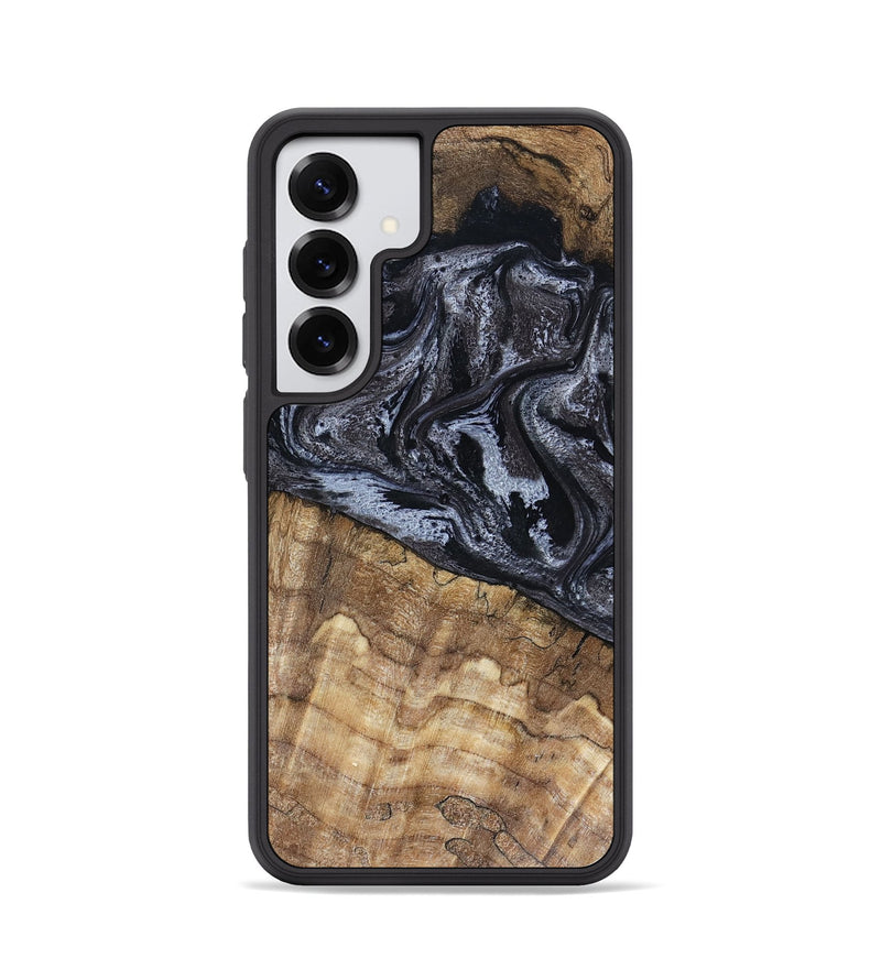 Galaxy S25 Wood Phone Case - Adlai (Black & White, 816475)