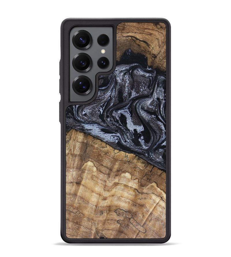 Galaxy S25 Ultra Wood Phone Case - Adlai (Black & White, 816475)