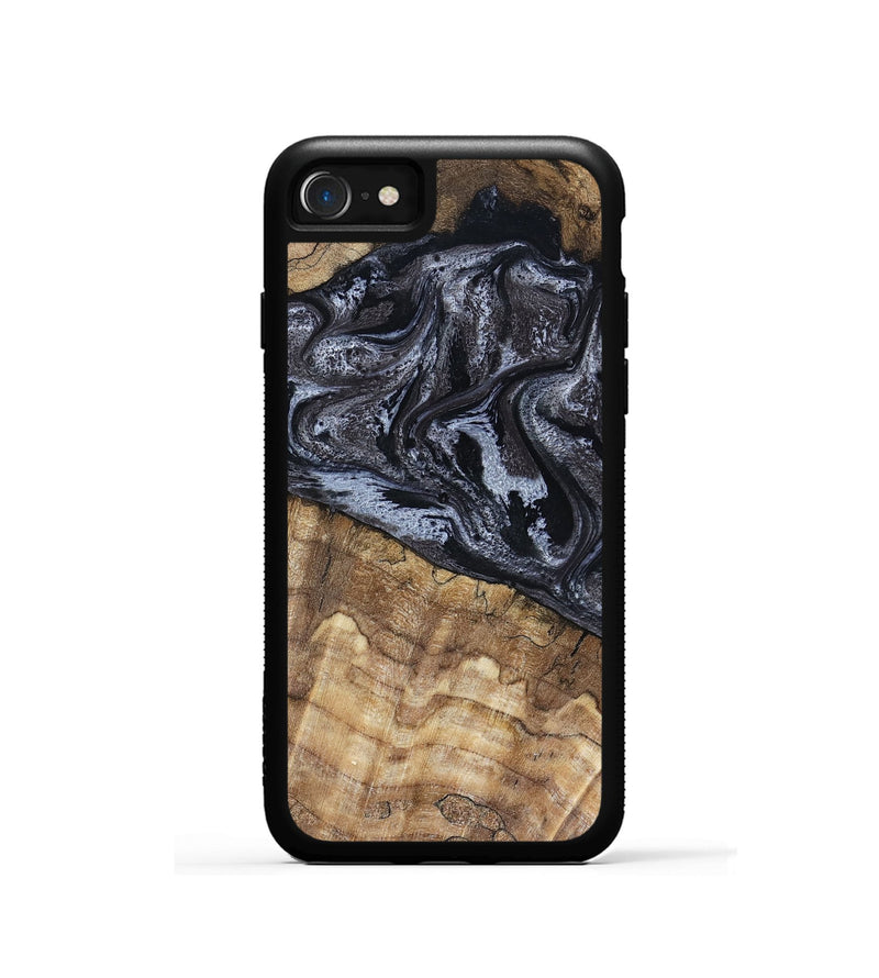 iPhone SE Wood Phone Case - Adlai (Black & White, 816475)
