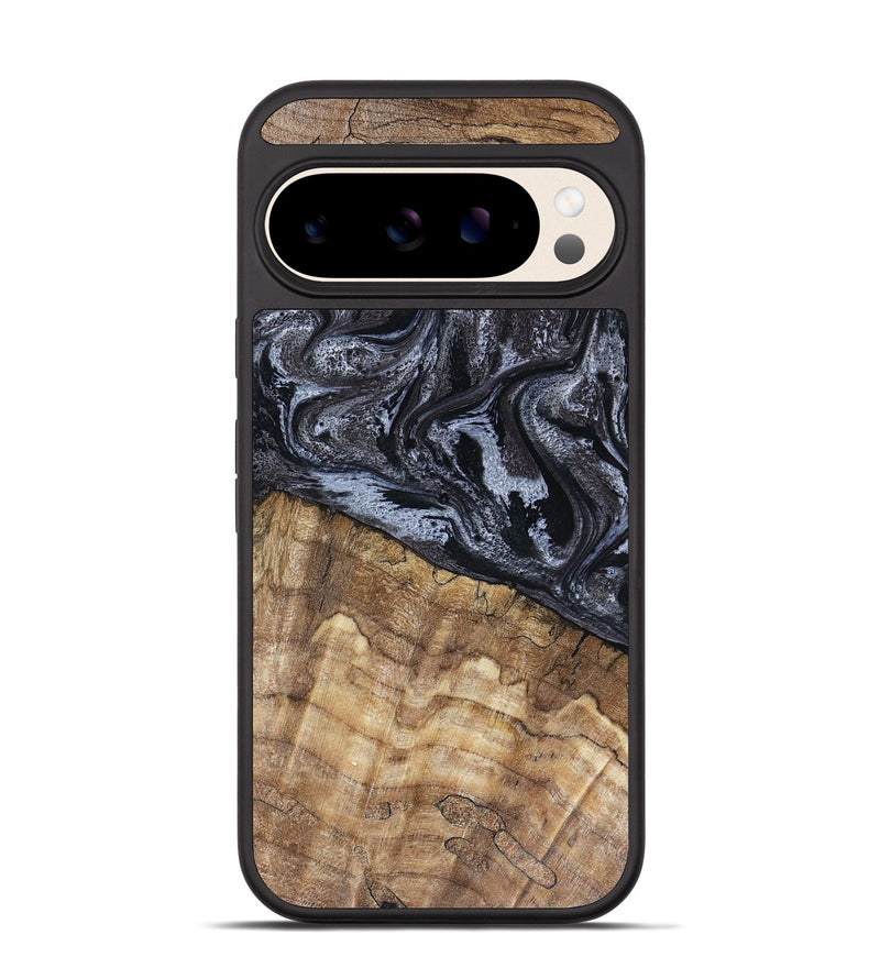 Pixel 10 Wood Phone Case - Adlai (Black & White, 816475)