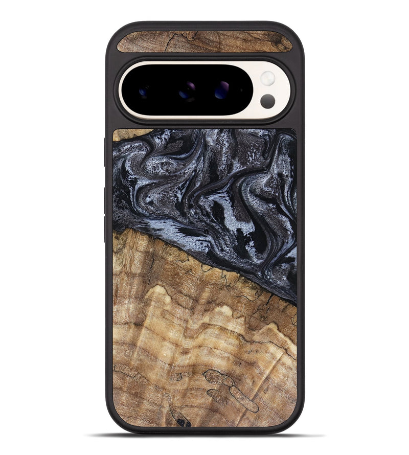 Pixel 10 Pro XL Wood Phone Case - Adlai (Black & White, 816475)