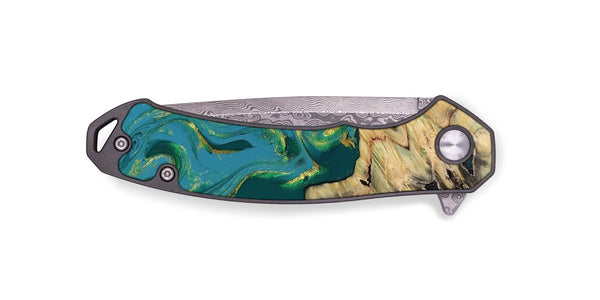 EDC Wood Pocket Knife - Lindsay (Green, 816478)