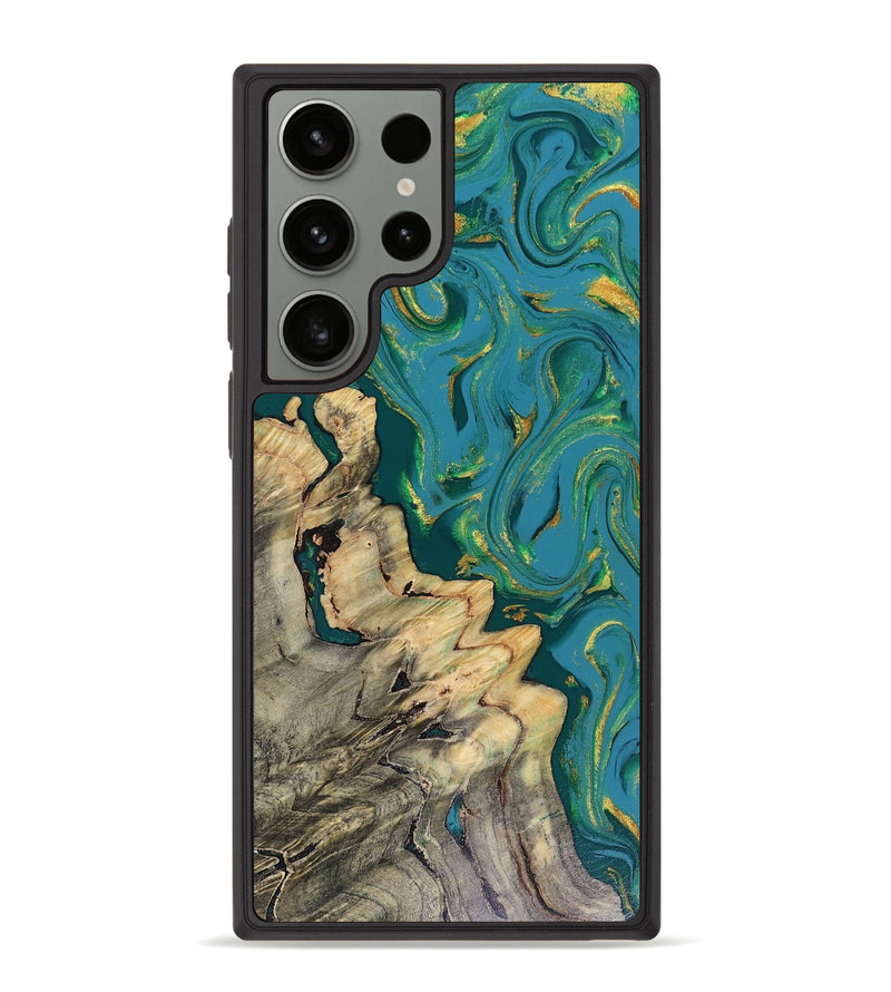 Galaxy S23 Ultra Wood Phone Case - Lindsay (Green, 816478)