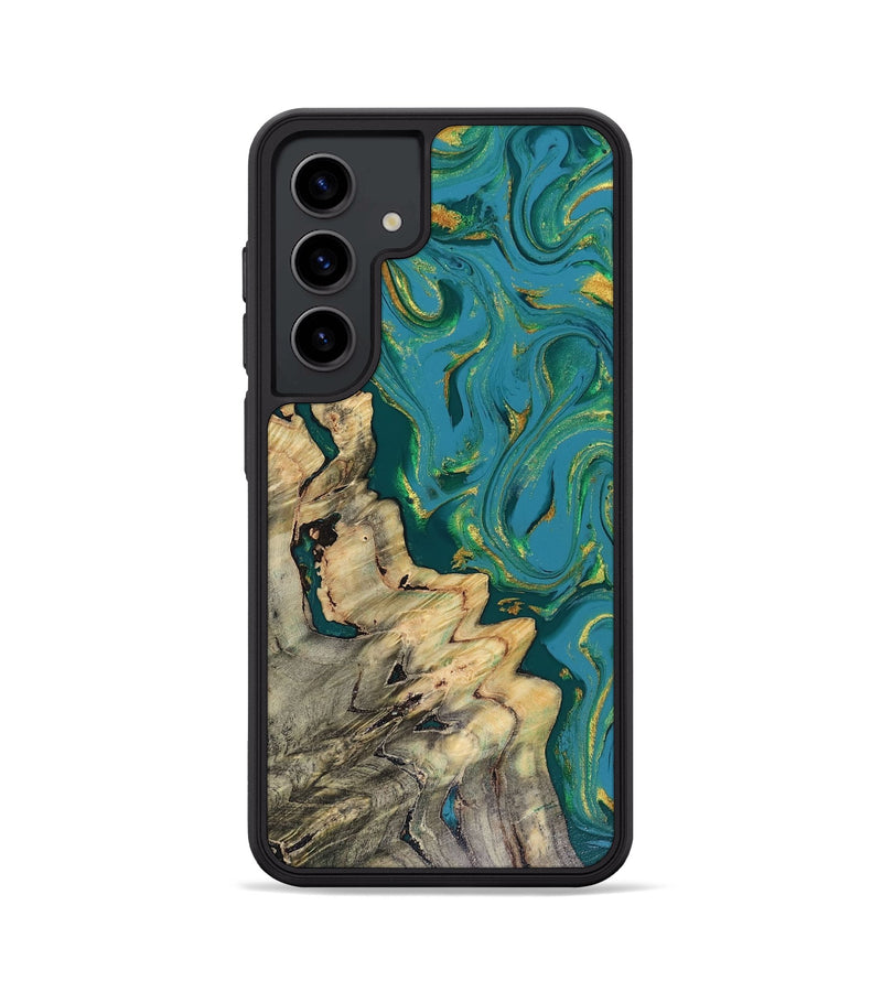 Galaxy S24 Wood Phone Case - Lindsay (Green, 816478)