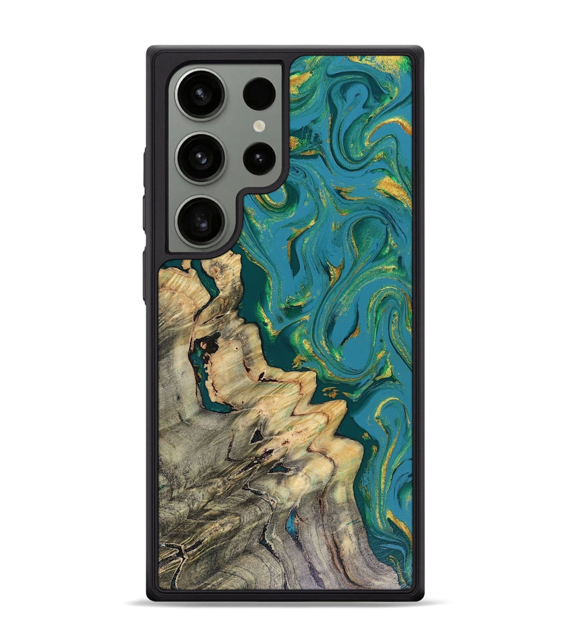 Galaxy S24 Ultra Wood Phone Case - Lindsay (Green, 816478)