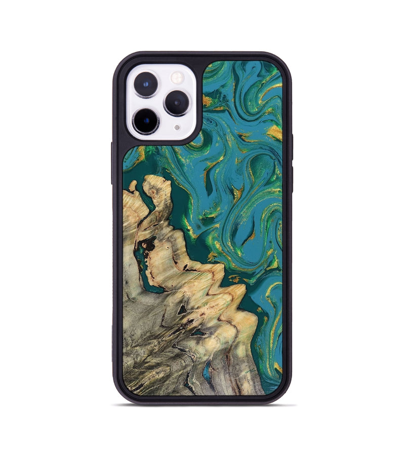 iPhone 11 Pro Wood Phone Case - Lindsay (Green, 816478)