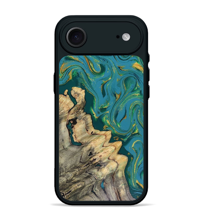 iPhone 17 Air Wood Phone Case - Lindsay (Green, 816478)