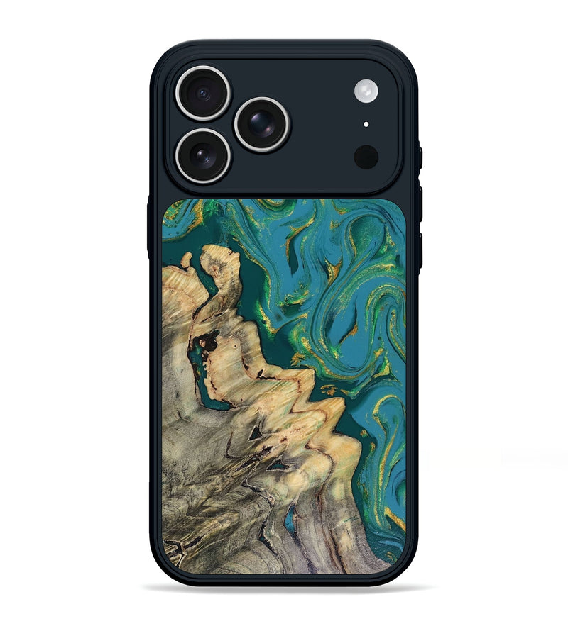 iPhone 17 Pro Max Wood Phone Case - Lindsay (Green, 816478)