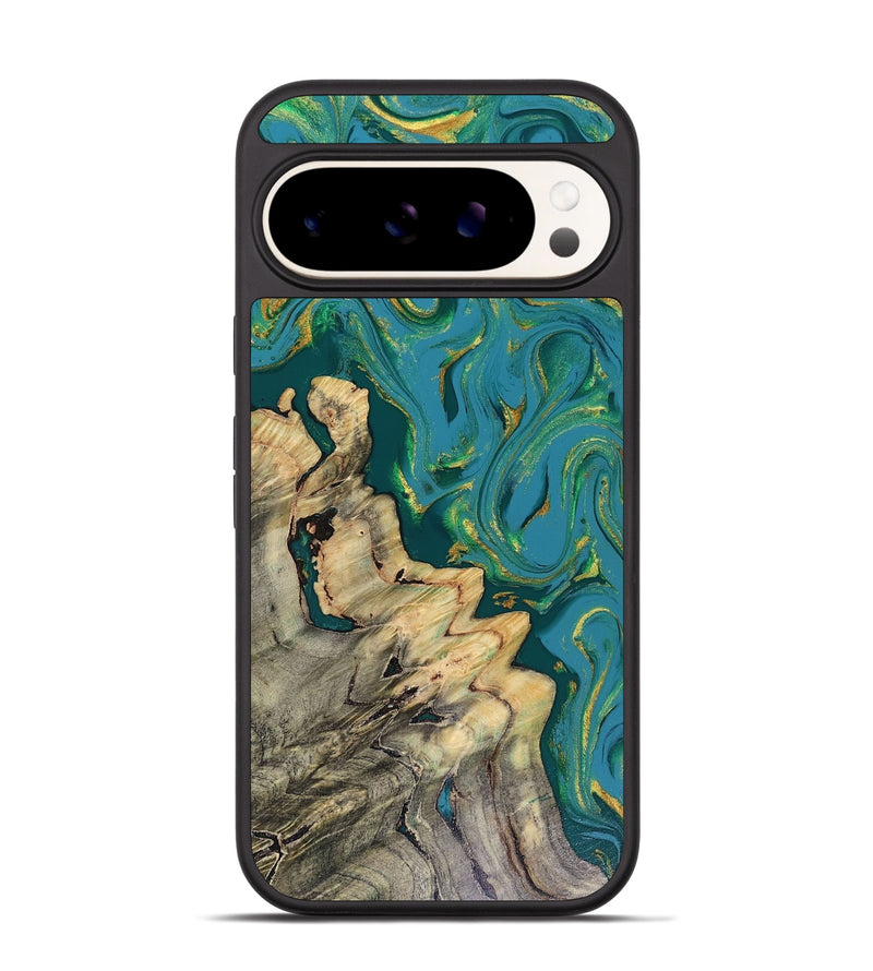 Pixel 9 Wood Phone Case - Lindsay (Green, 816478)