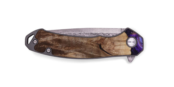 EDC Wood Pocket Knife - Allan (Purple, 816481)