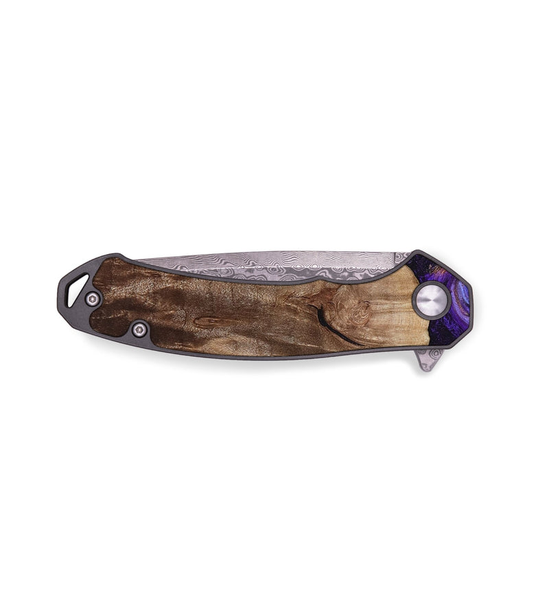 EDC Wood Pocket Knife - Allan (Purple, 816481)