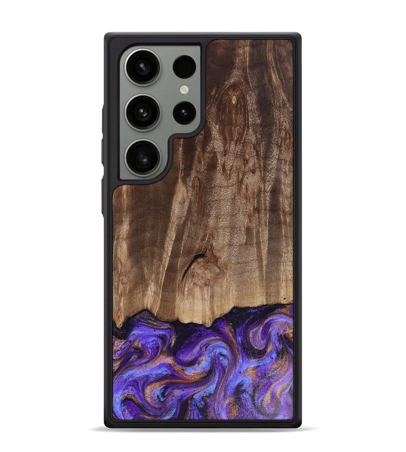 Galaxy S24 Ultra Wood Phone Case - Allan (Purple, 816481)