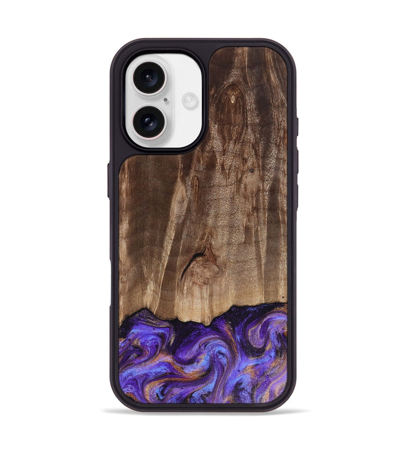 iPhone 17 Wood Phone Case - Allan (Purple, 816481)
