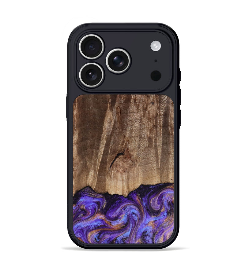iPhone 17 Pro Wood Phone Case - Allan (Purple, 816481)