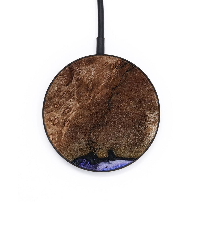 Circle Wood Wireless Charger - Archer (Purple, 816504)
