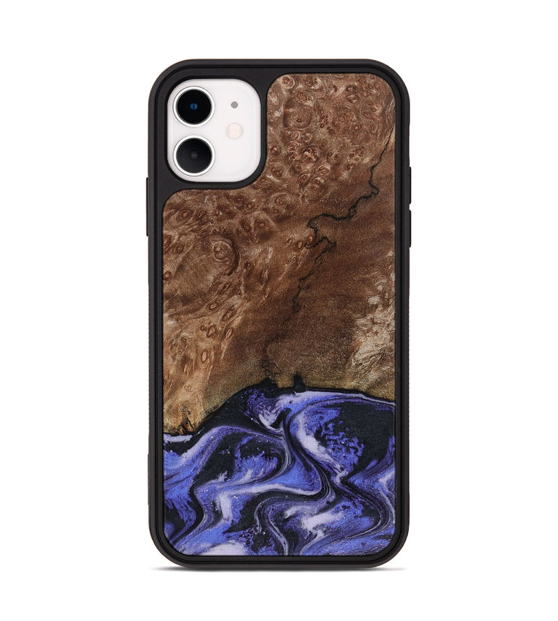 iPhone 11 Wood Phone Case - Archer (Purple, 816504)