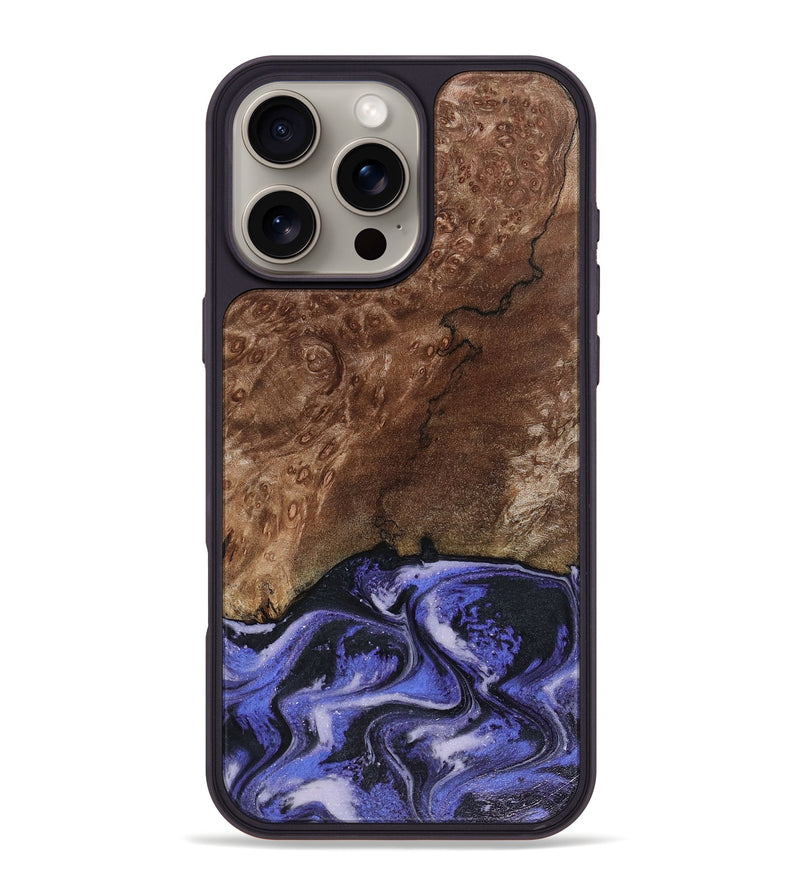 iPhone 16 Pro Max Wood Phone Case - Archer (Purple, 816504)