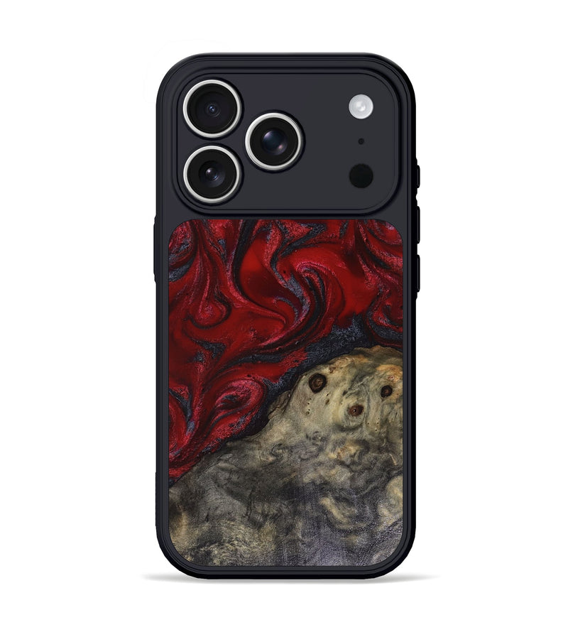 iPhone 17 Pro Wood Phone Case - Janelle (Red, 816507)