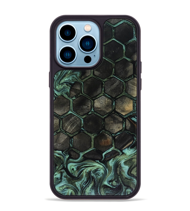 iPhone 14 Pro Max Wood Phone Case - Farrah (Pattern, 816515)